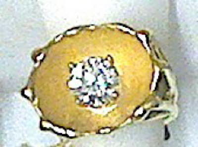LARGE DIAMOND CUP RING
